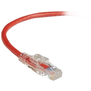 Red UTP GigaBase 3 CAT5e 350-MHz Lockable Patch Cable 25-ft. 7.6-m 